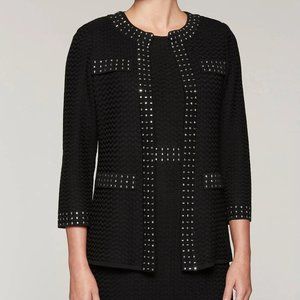 Ming Wang Jewel-Studded Jacket (XL)